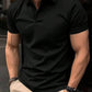 1pc Men's Casual Solid Color Polo Shirt For Summer