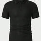 1pc Men's Casual Solid Color Polo Shirt For Summer