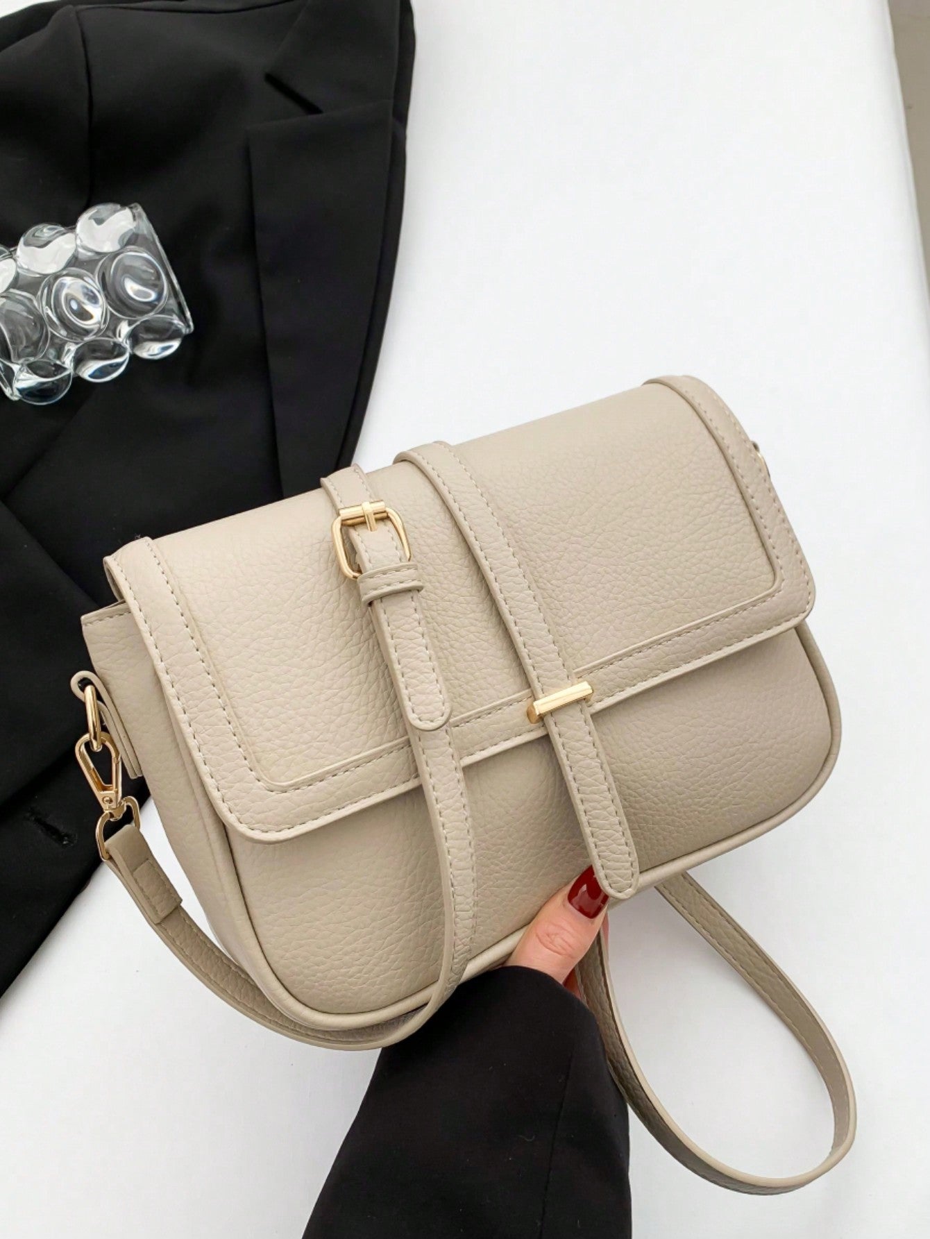 Lightweight,Business Casual Vintage Design Flap Square Bag For Teen Girls Women College Students,Rookies