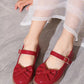 New Style Girls' Patent Leather Mary Jane Shoes With Soft Sole, Princess Style