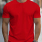 Manfinity Homme Men's Solid Color Round Neck Short Sleeve T-Shirt