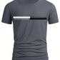 Manfinity Homme Men Casual Letter Graphic Print Slim Fit Short Sleeve T-Shirt, For Friends