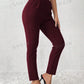 PETITE Solid Color Tapered Spring Women Pants