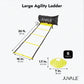 28 Piece Agility Ladder Speed Training Equipment - Sports Athlete Footwork Set With Workout Ladder For Ground, Resistance Parachute, Hurdles, And Cones