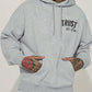 Men's Letter Print Long Sleeve Hoodie