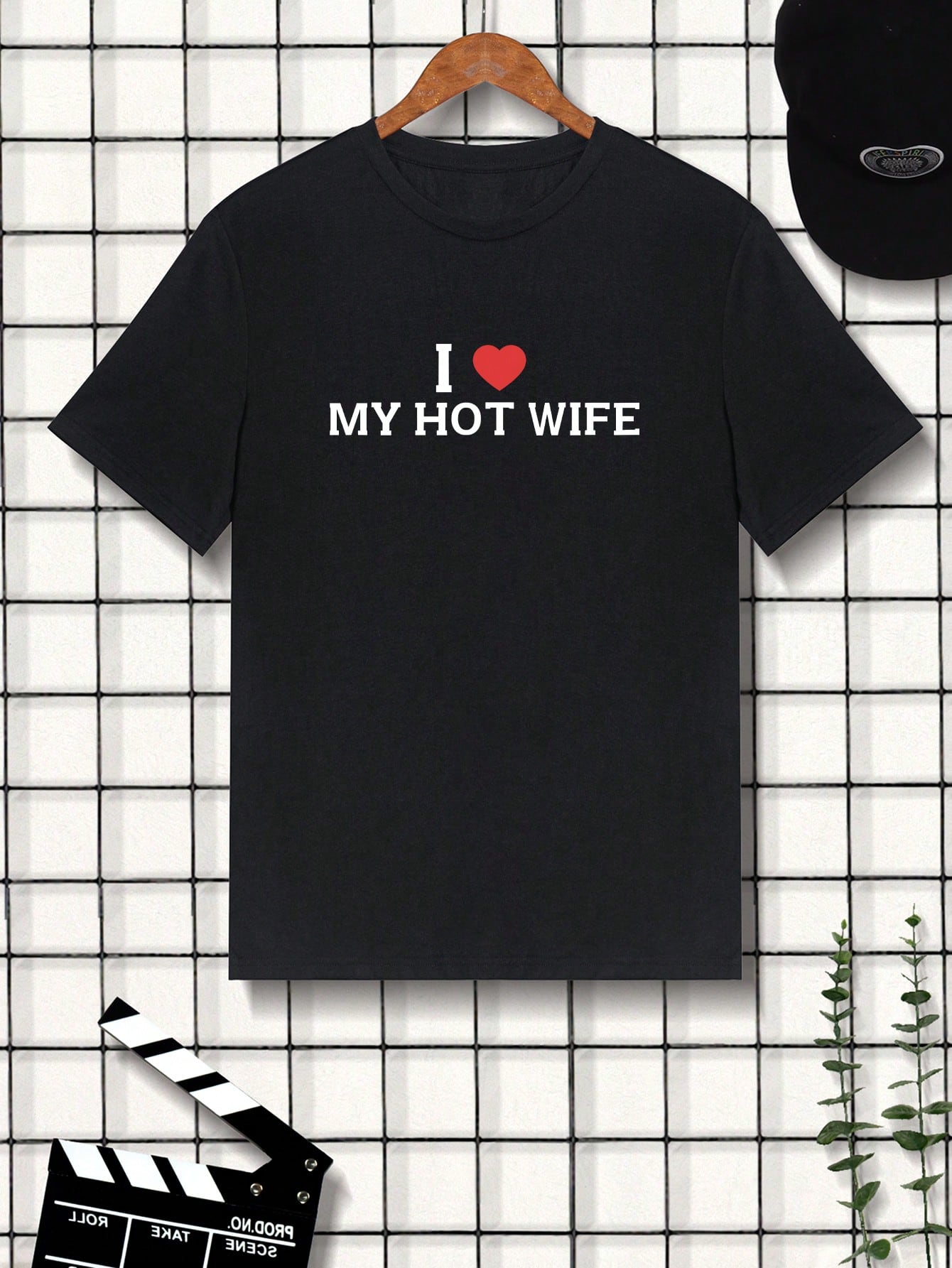 Men Letter Graphic Tee