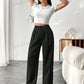 EZwear Women's Solid Color Long Pants For Spring And Summer