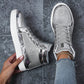 Unisex Metallic Glitter Casual Performance High Top Sneakers, Fashionable Front Strap, Personalized Trendy Shoes, Versatile Dance Shoes, Comfortable Couple Athletic Shoes