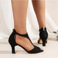 New Fashion Peep Toe Sandals For Women, Summer 2024, High Heel, Sexy Retro Roman Shoes