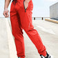 Manfinity Sport Corelite Boyfriend Style Men Drawstring Waist Zip Pocket Sports Pants