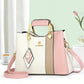 Ladies Crossbody Bag With Letter Pattern Pendant Decoration, Shoulder Handheld