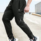 Manfinity Sport Corelite Boyfriend Style Men Drawstring Waist Zip Pocket Sports Pants