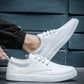 Men Minimalist Lace-Up Front Skate Shoes, Sporty Outdoor Sneakers, Shoes For Men