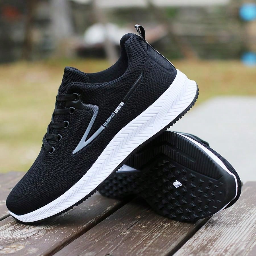 Men's Summer Breathable Lightweight Anti-Slip Sports Shoes, Trendy Versatile 2024 New Casual Shoes With Odor Resistant Mesh