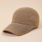 Street 1pc Unisex Korean Style Linen Hollow Out Baseball Cap Suitable For Spring And Summer