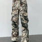 Coolane Tween Girls Fall/Winter Rapper Grunge Camo Graphics Cargo Pants For Halloween Outfits