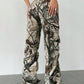 Coolane Tween Girls Fall/Winter Rapper Grunge Camo Graphics Cargo Pants For Halloween Outfits