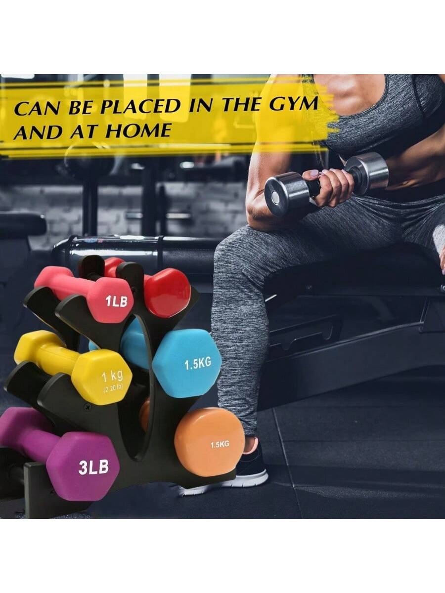 1pc Dumbbell Rack Household Dumbbell Stand, Gym Support Frame Men Women Dumbbell Convenient Bracket