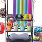 Toy Storage, Sports Equipment Storage Organizer Garage Storage System Ball Storage Mat Rack