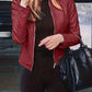 EZwear Ladies' Pu Leather Jacket