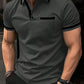 Manfinity Mode Men Summer Color-Block Short Sleeve Casual/Work Polo Shirt