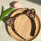 1pc Women's Simple And Elegant Leopard Print Cat Ear Headband For Daily Use And Commuting Halloween