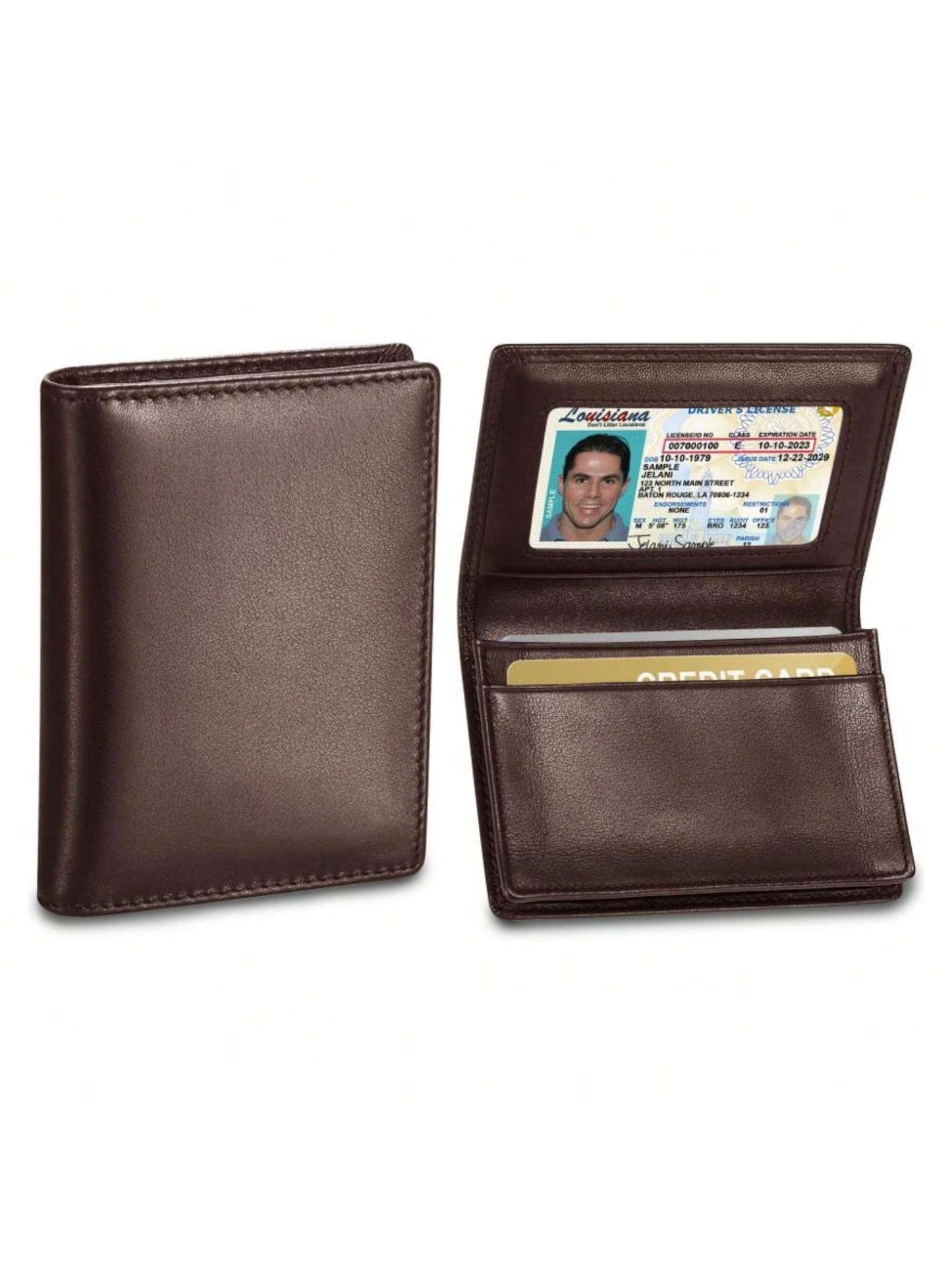 RFID Blocking Leather Expandable Wallet