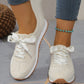 Beige Suede Lightweight Women's Casual Shoes