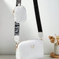 Women's Mother-Daughter Butterfly Embroidered Quilted Shoulder Crossbody Bag, Trendy Butterfly Bag