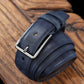 1pc Simple Rectangular Buckle PU Belt For Youth Men's Casual Pants Decoration