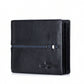 Men's Genuine Leather Short Wallet RFlD Blocking Bull Head PatternWallet Multiple Card Slots Purse Three-Fold Large Capacity Card Holder Gift For Men