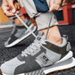 Fashionable Men Chunky Sneakers, Thick Sole, Color-Blocking, Breathable, Comfortable, Lace-Up, Height Increasing, Anti-Slip, Running