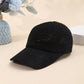 Street 1pc Unisex Korean Style Linen Hollow Out Baseball Cap Suitable For Spring And Summer