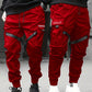 Men's Multi-Pocket Reflective Strip Decorative Cargo Pants