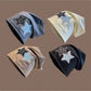 1 Pc Unisex Hip Hop Street Two-Color Star Embroidered Hat With Elegant Five-Pointed Star Head Around Pile Hat