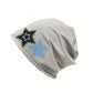 1 Pc Unisex Hip Hop Street Two-Color Star Embroidered Hat With Elegant Five-Pointed Star Head Around Pile Hat