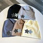 1 Pc Unisex Hip Hop Street Two-Color Star Embroidered Hat With Elegant Five-Pointed Star Head Around Pile Hat