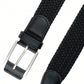 1pc Men's Stretch Woven Belt, Multiple Colors Available, Hole-Free Elasticity Belt, Fashionable Casual Golf Belt For Daily Wear