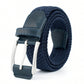 1pc Men's Stretch Woven Belt, Multiple Colors Available, Hole-Free Elasticity Belt, Fashionable Casual Golf Belt For Daily Wear