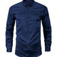 Men's Satin Fabric Long Sleeve Dress Shirt