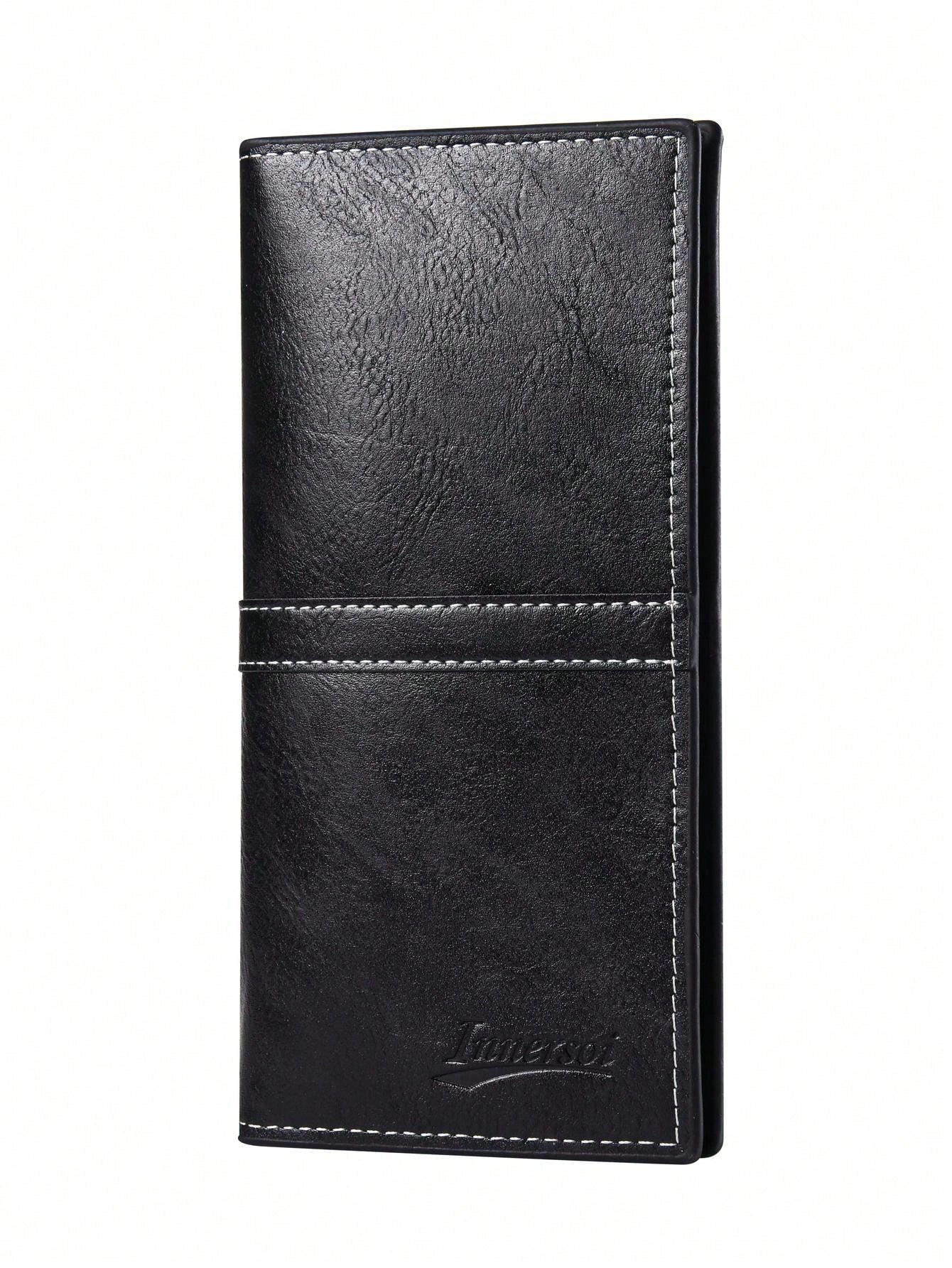 Men's Long Wallet With Coin Pocket, Card Holder