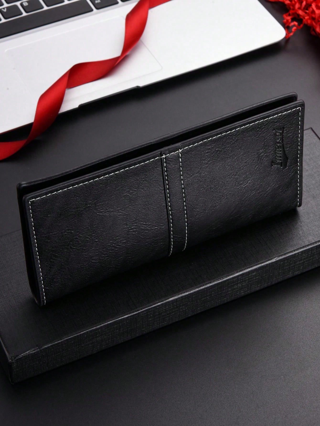 Men's Long Wallet With Coin Pocket, Card Holder