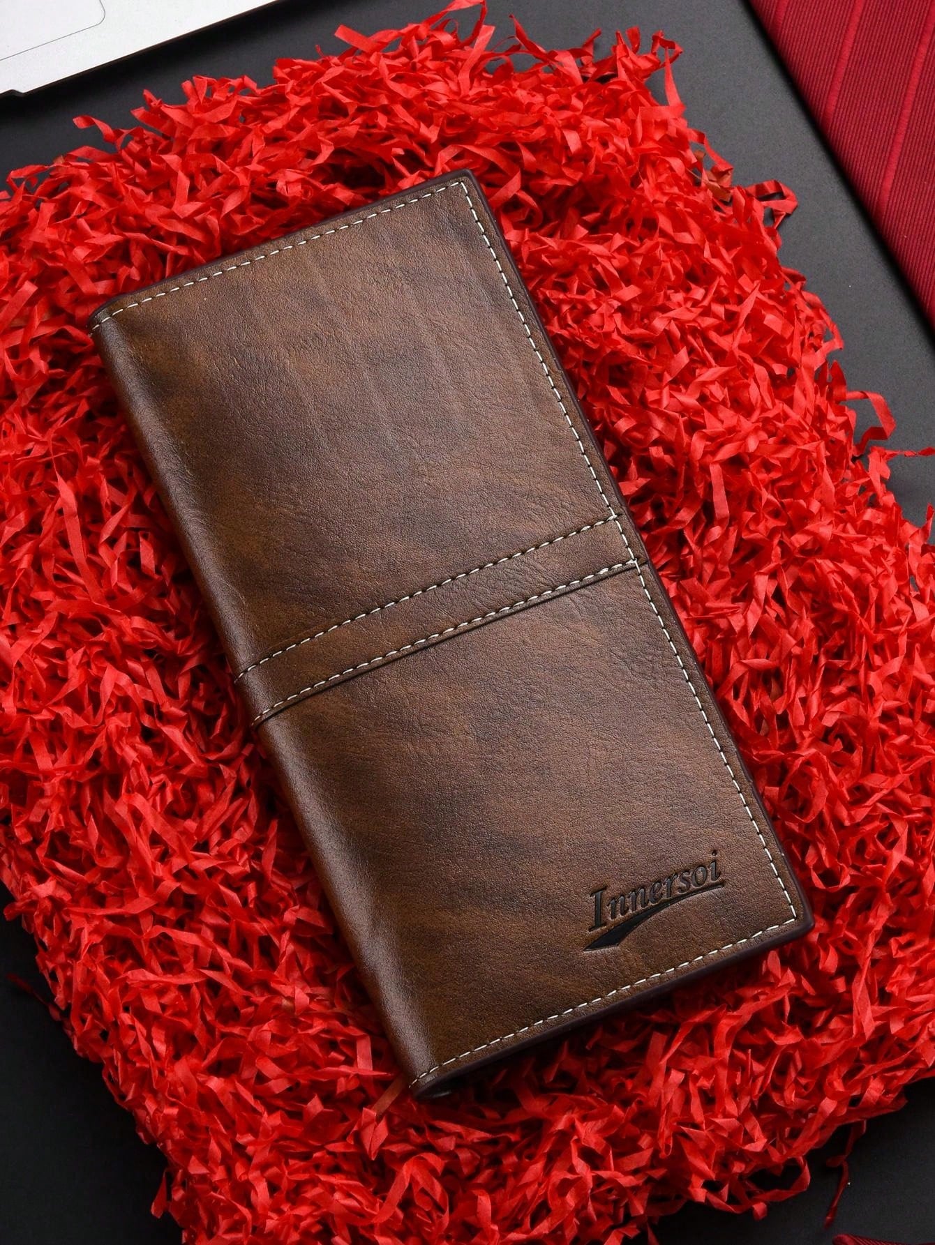 Men's Long Wallet With Coin Pocket, Card Holder