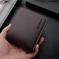 1pc Fashion Men's Soft PU Leather Wallet Casual Short Youth Purse Credit Card Holder Money Clip For Gift