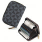 Men's Multi-Card Slot Small Zipper Wallet, Card Holder