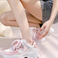 1 Pair Women Casual Sports Trendy Lightweight Student Sneakers For Outdoor Activities