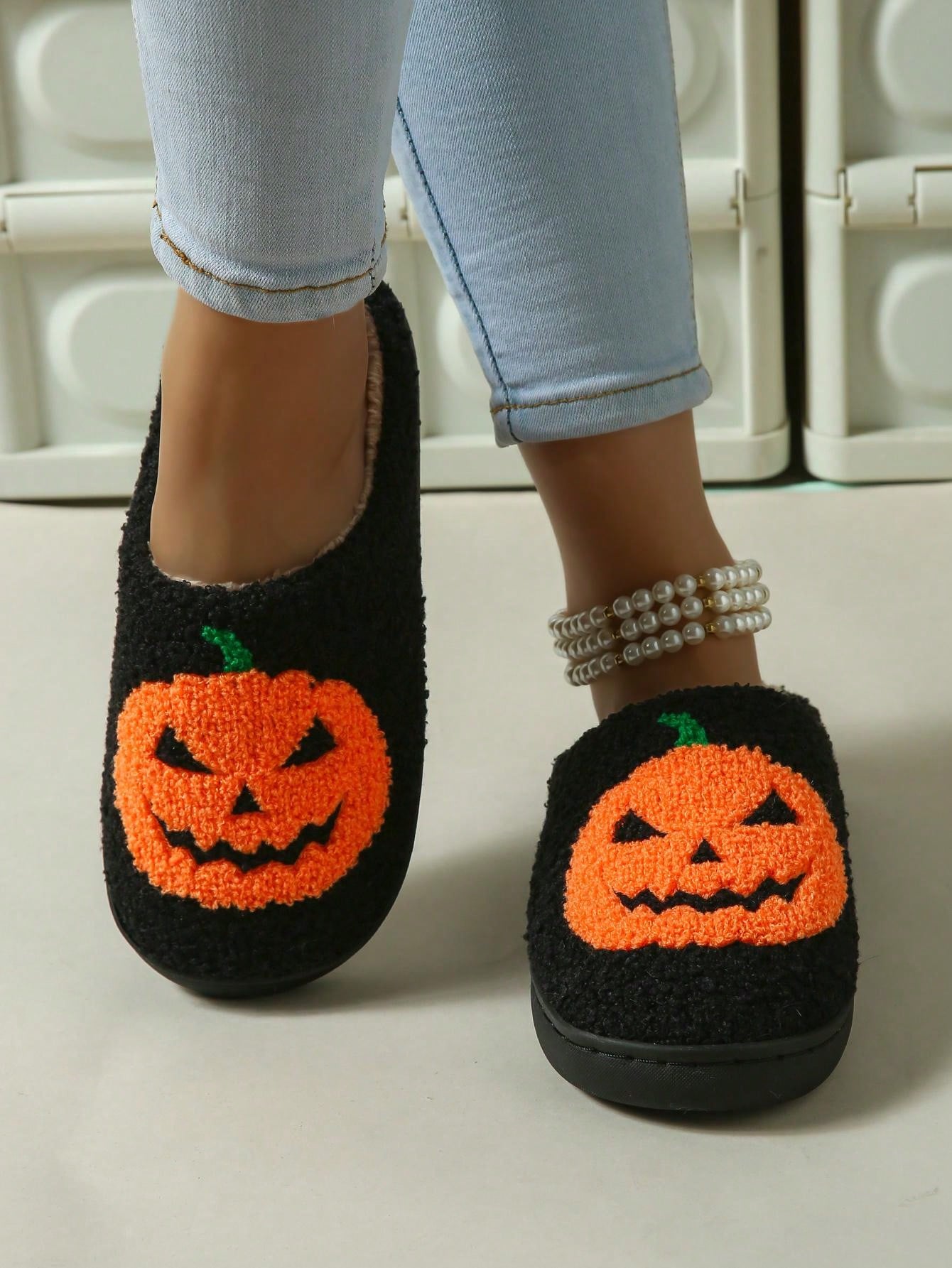 New Arrival Women's Halloween Atmosphere Slippers, Cute