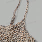 EZwear 3pcs Women Casual Leopard Print Camisole Crop Top, Summer