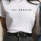 EZwear 5PCS Women's Slogan Letter Printed T-Shirt Short Sleeved Casual Top