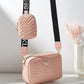 Women's Mother-Daughter Butterfly Embroidered Quilted Shoulder Crossbody Bag, Trendy Butterfly Bag